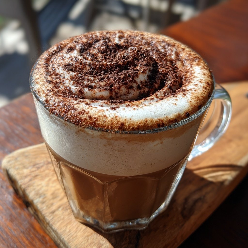 Rezept für eine Mocha-Latte
