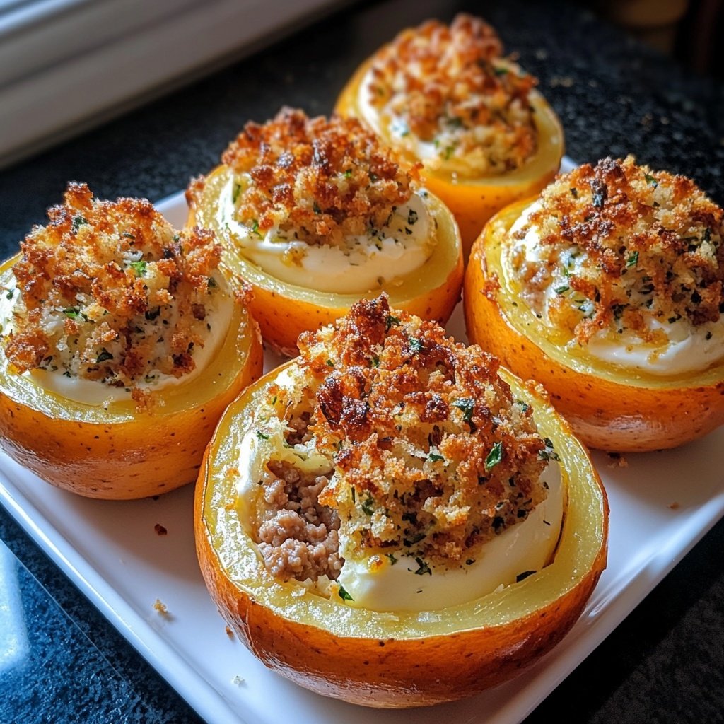 Knusprig gefüllte rote Zwiebeln: Ein Genuss für jeden Anlass!
