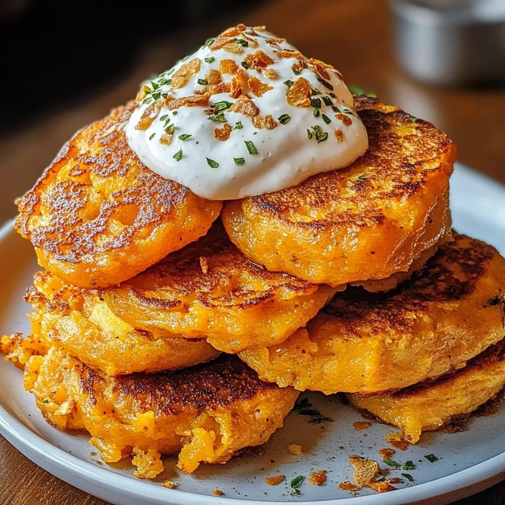 Kürbis Kartoffel Puffer