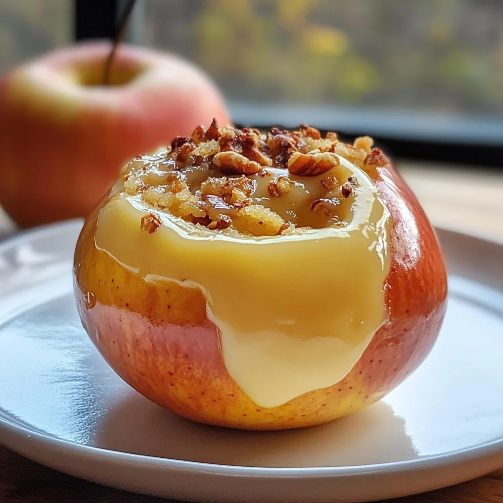 Bratapfel mit Marzipan-Nuss-Füllung