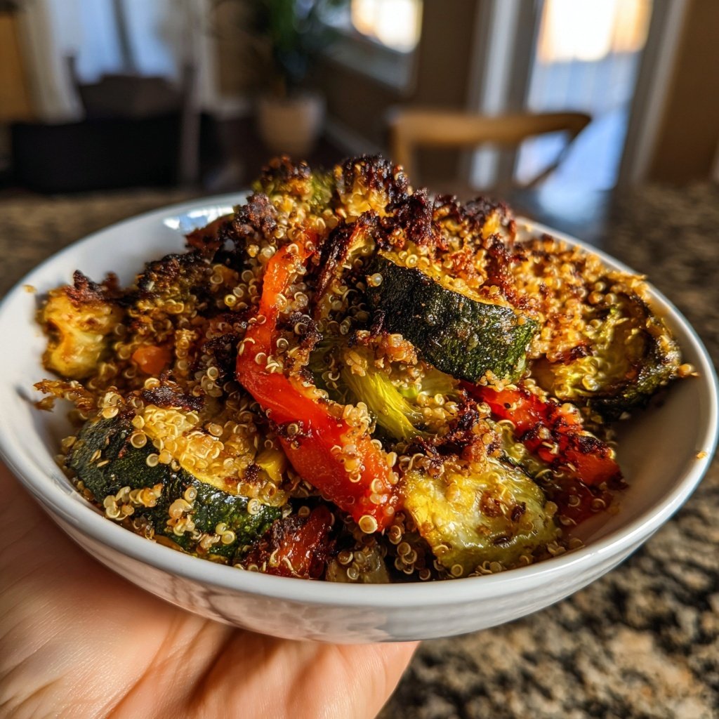 Geröstetes Gemüse Und Quinoa