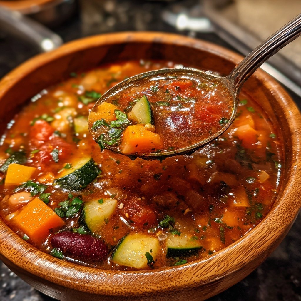 Hohes Protein Gemüse Suppe