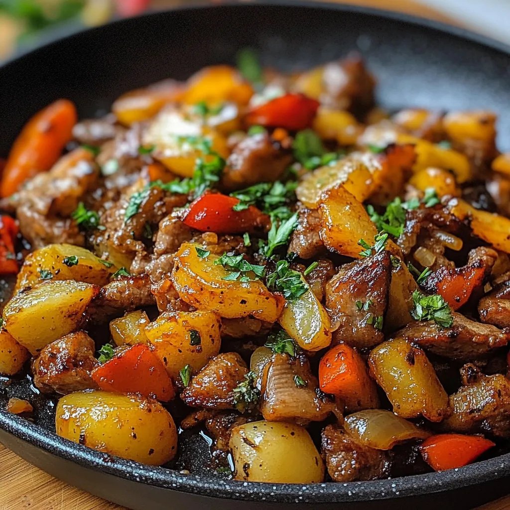 Mexikanische Hackfleisch-Pfanne mit Kartoffeln: Ein Unglaublich Ultimatives Rezept für 4 Menschen
