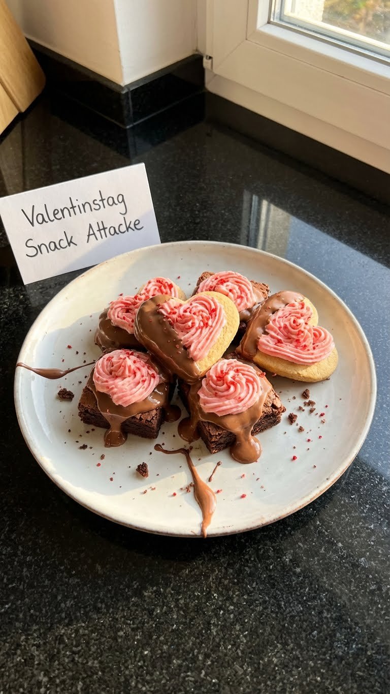 Valentinstag Snack Attacke