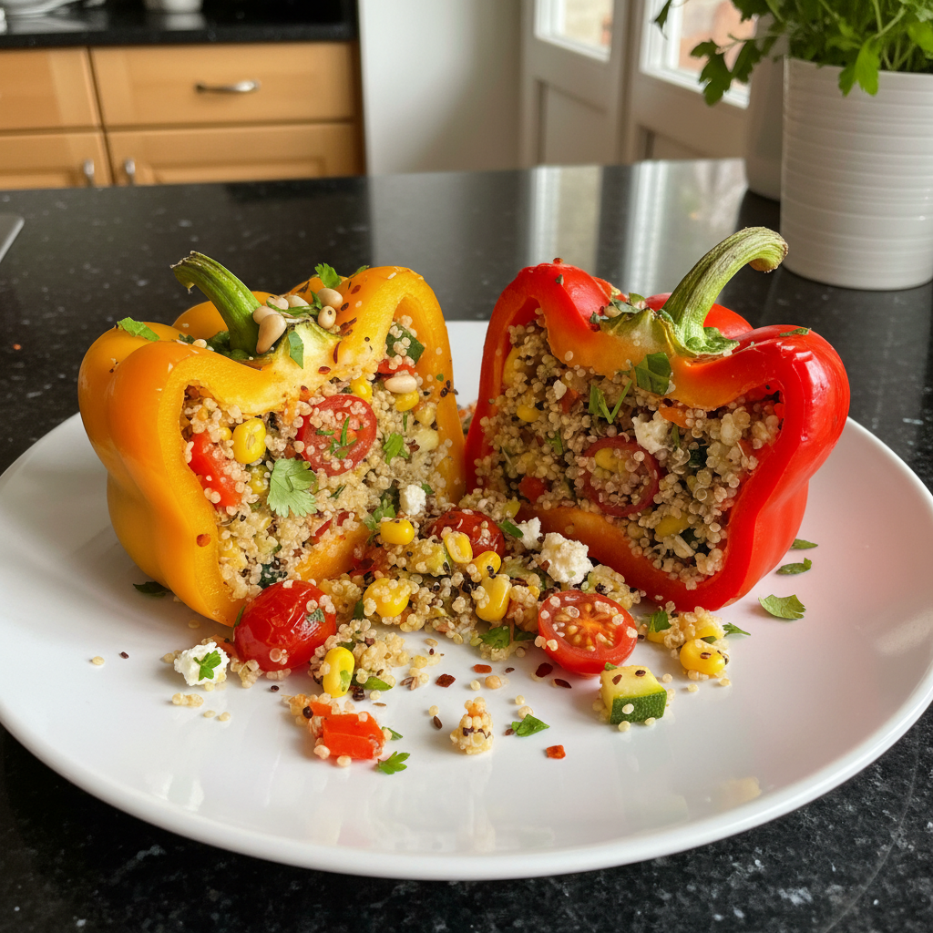 Gefüllte Paprika mit Quinoa