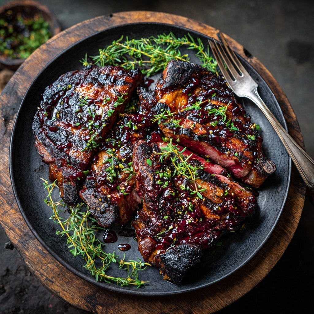 Ofengeröstete Kohlsteak-Platte