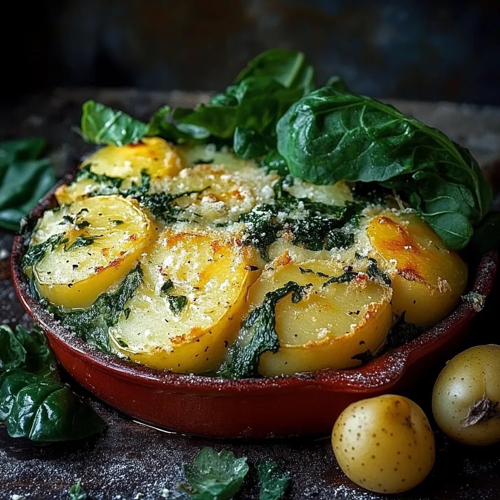 Kartoffel Spinat Auflauf