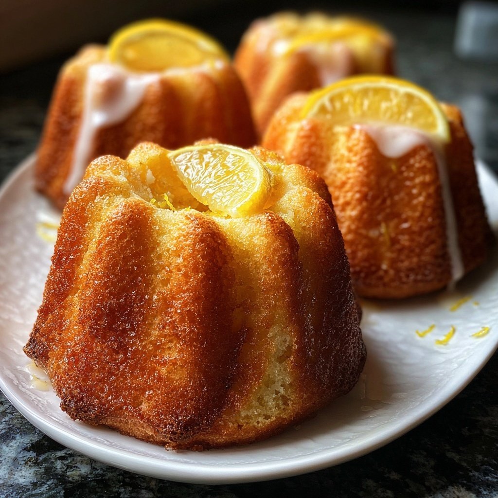 Zitrus-Olivenöl-Mini-Kuchen