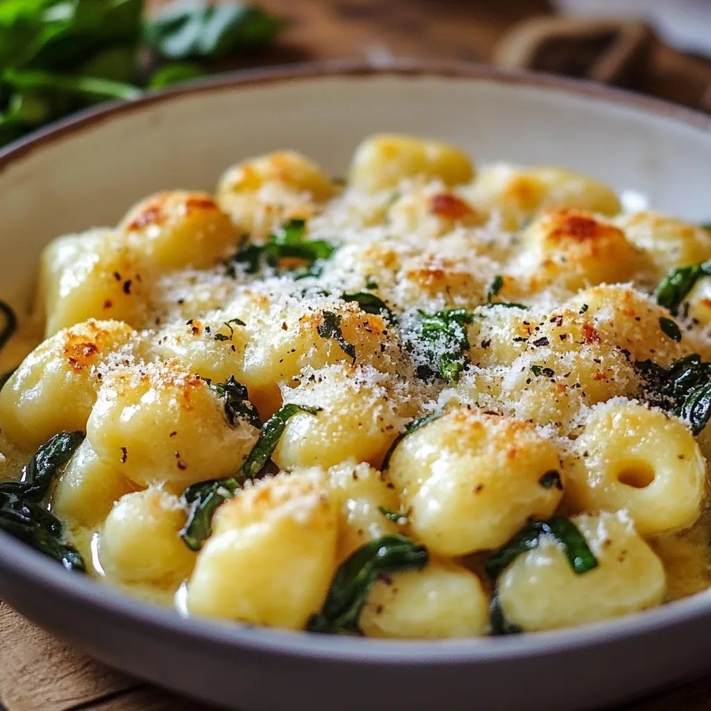 Gnocchi-Spinat-Auflauf
