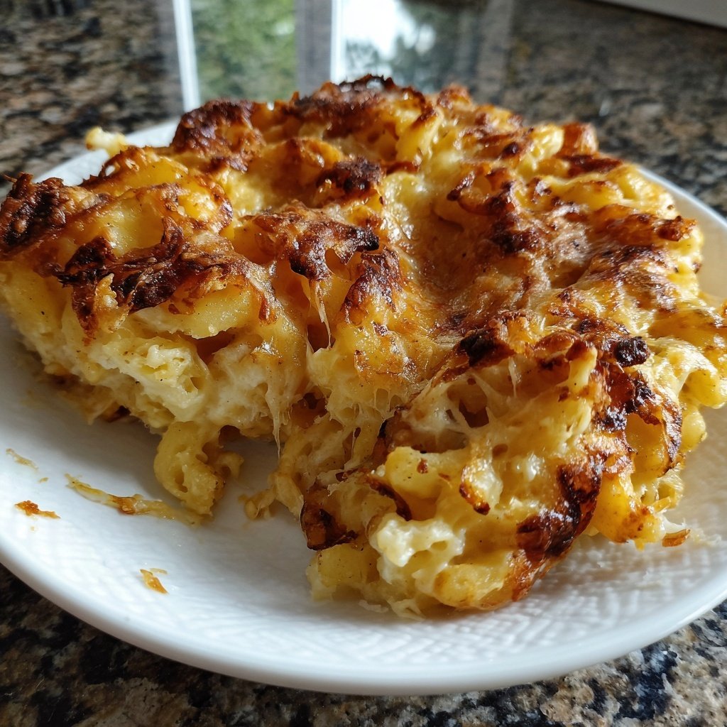 Käsespätzle-Auflauf mit Bergkäse