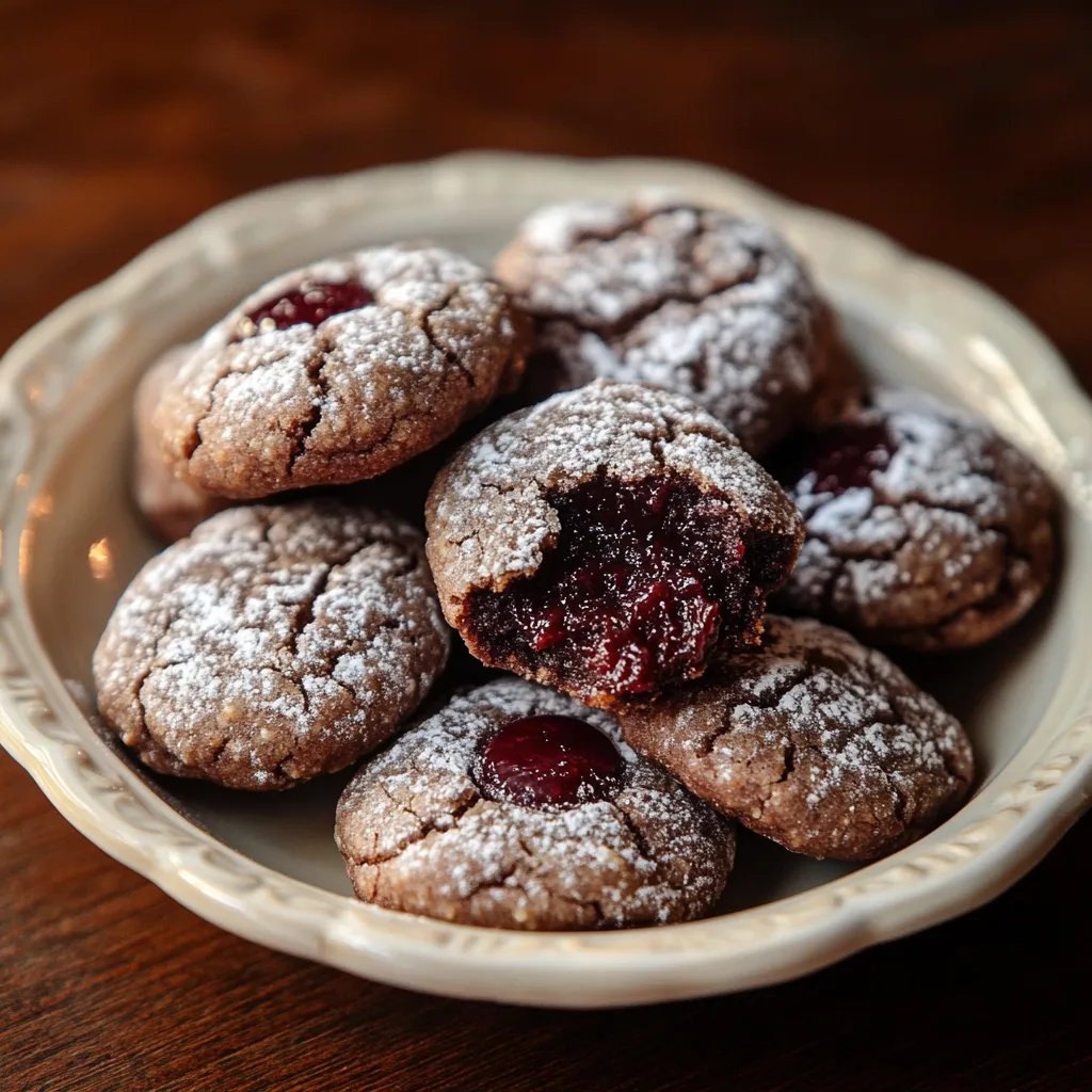 Marmeladen Küsschen vom Blech