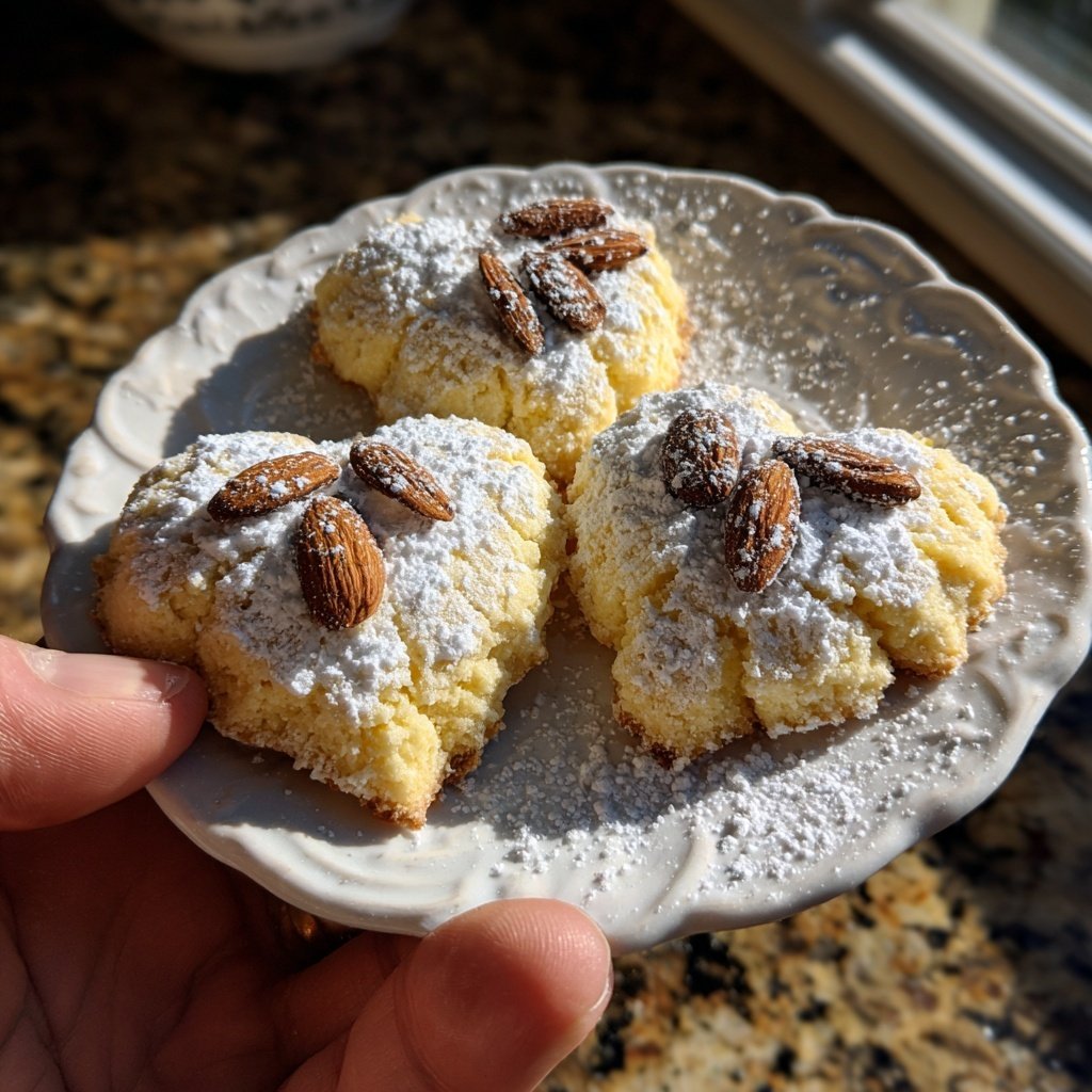 Mandel Plätzchen herzförmig zart