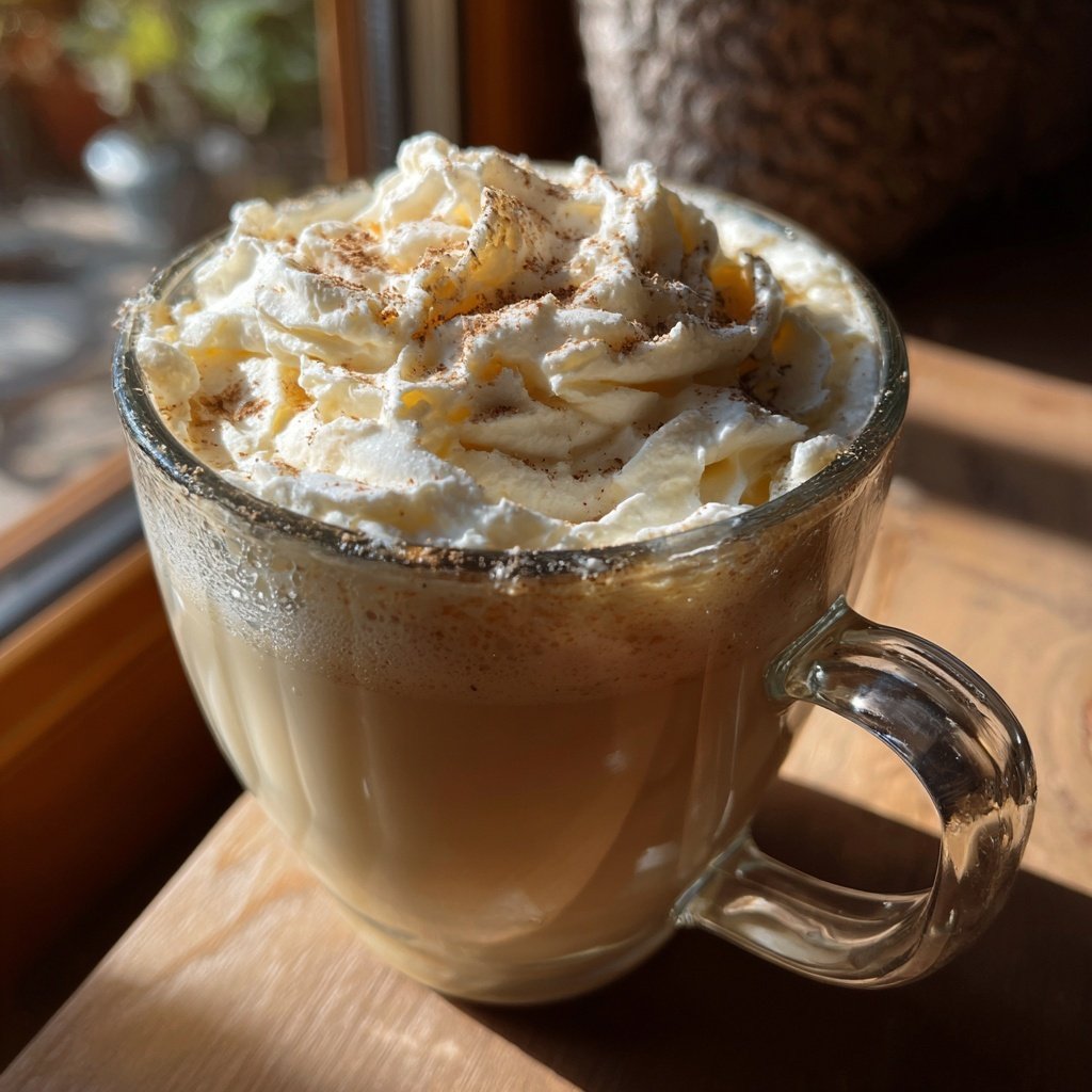 Eierpunsch mit Vanilleeis verfeinert