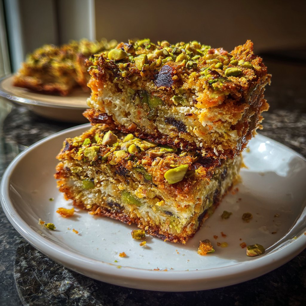 Konfites Lachs mit Tahini Pistazie