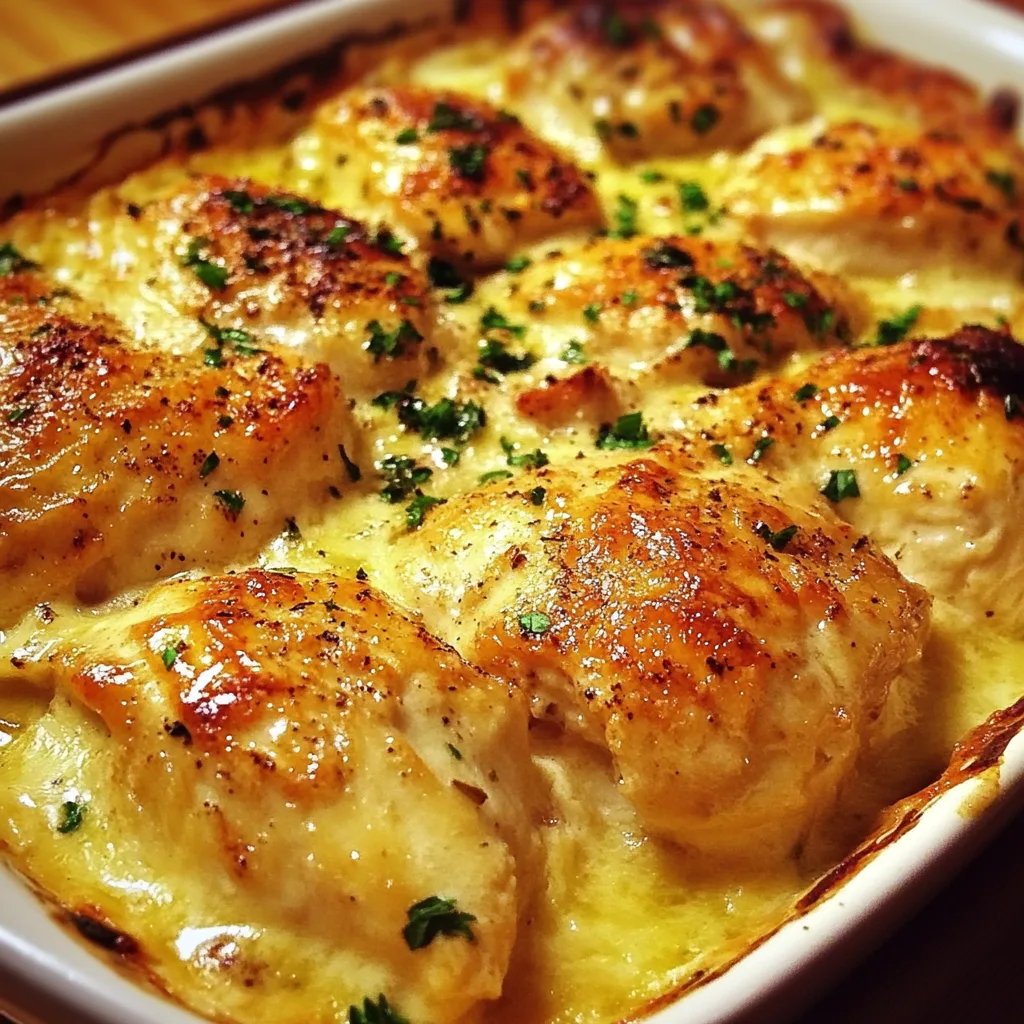 Cremiger Hähnchenauflauf