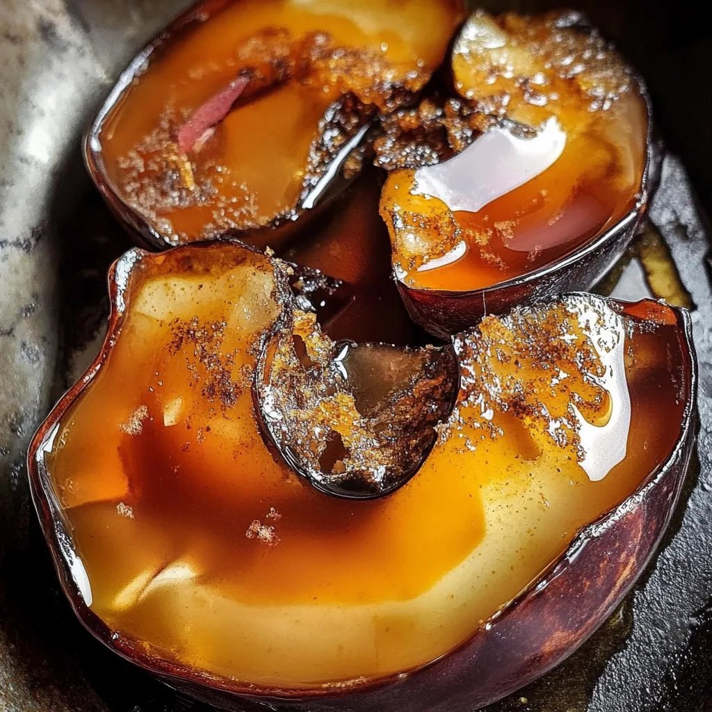 Gewürzte Äpfel mit brauner Butter