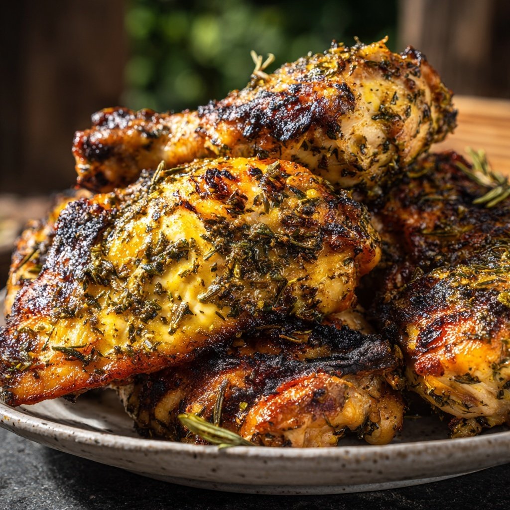 Zitronen-Kräuter-Hähnchenschenkel