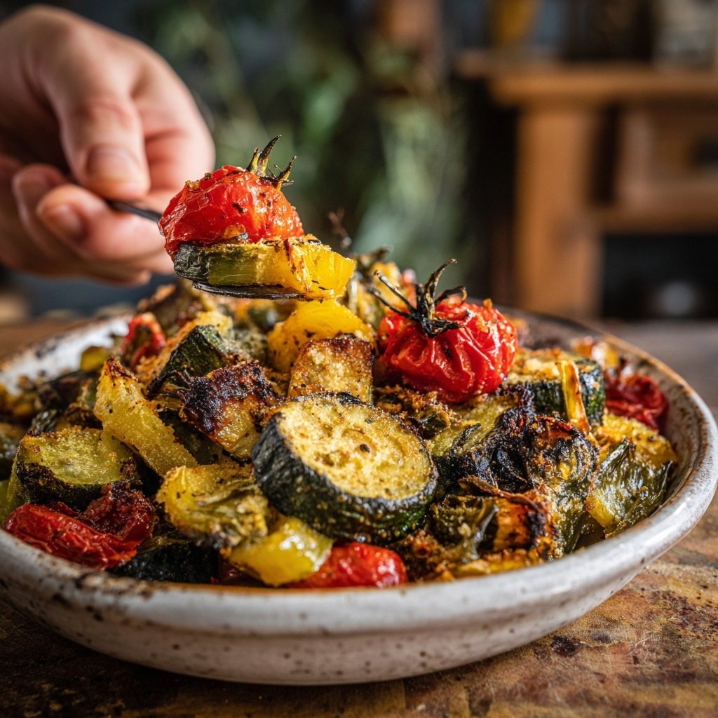 Mediterrane Gemüsetafel Im Ofen