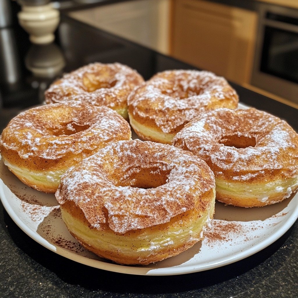 Zimt Zucchini Donut Löcher