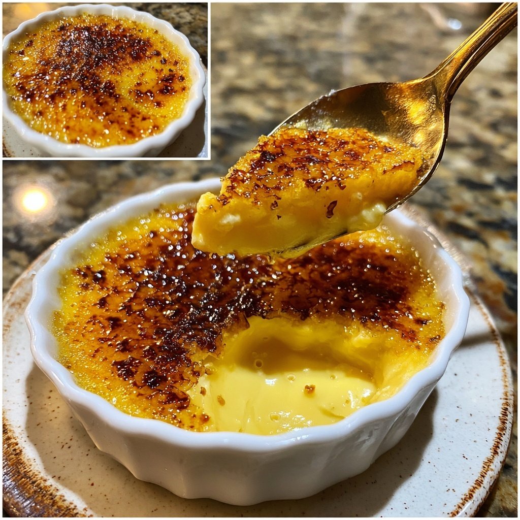 Einfache Vanille-Crème Brûlée
