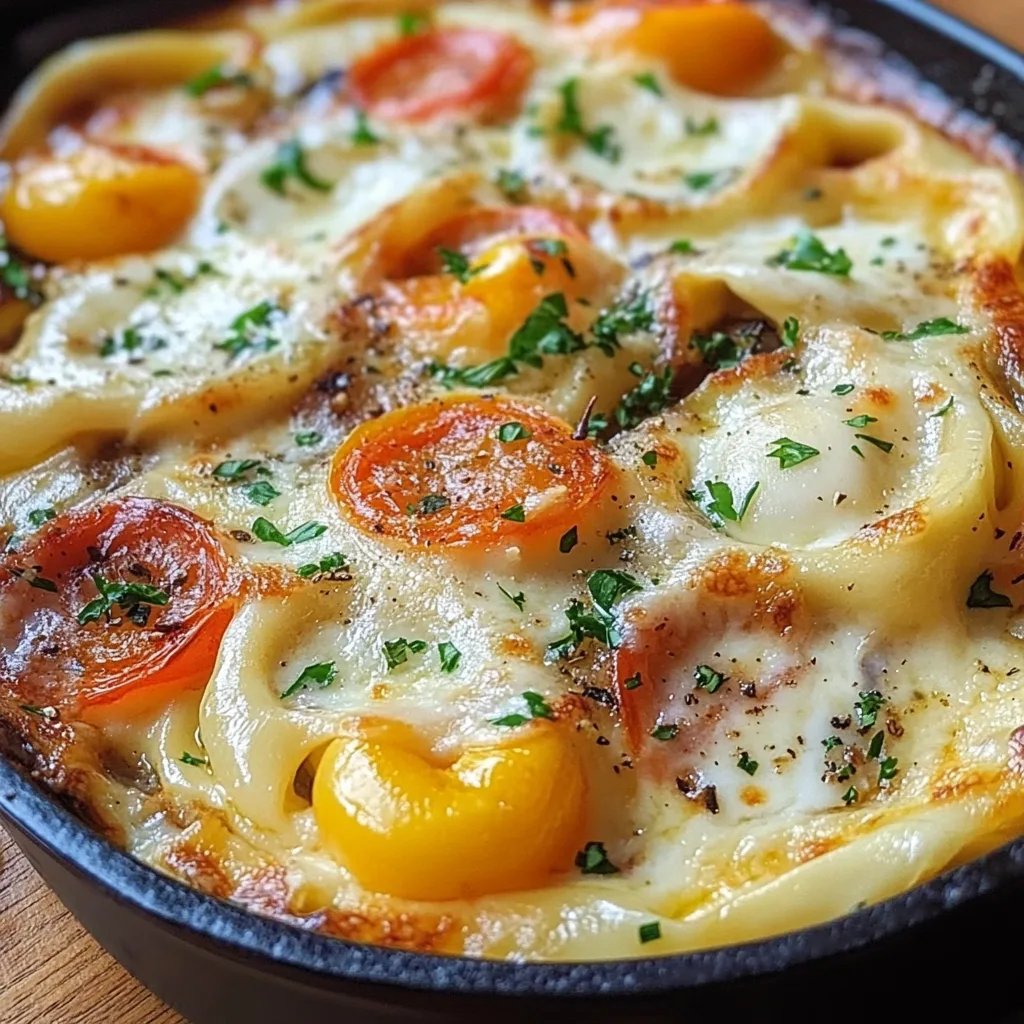 Cremige Tortellini Auflauf