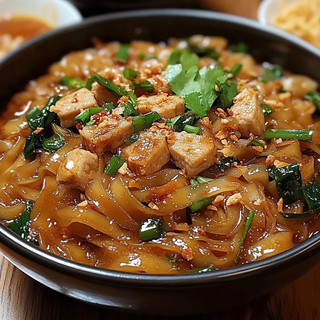 Würzige Thai-Nudeln nach Streetfood-Art: Ein Unglaubliches Ultimatives Rezept für 4 Personen