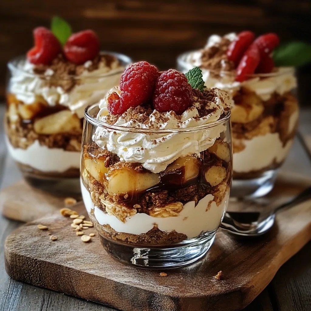 Bratapfel Karamell Trifle