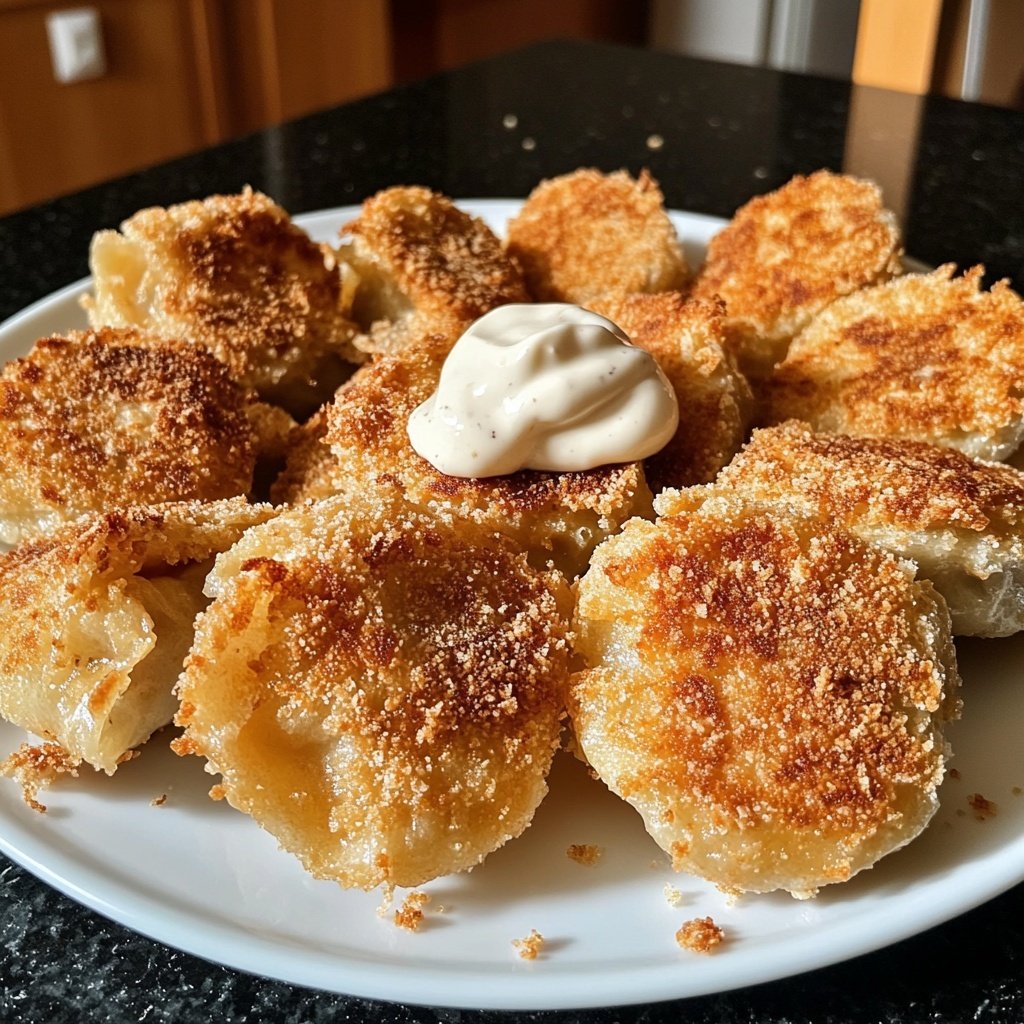 Senfknöterich Knusprig Hausgemachte Mayonnaise