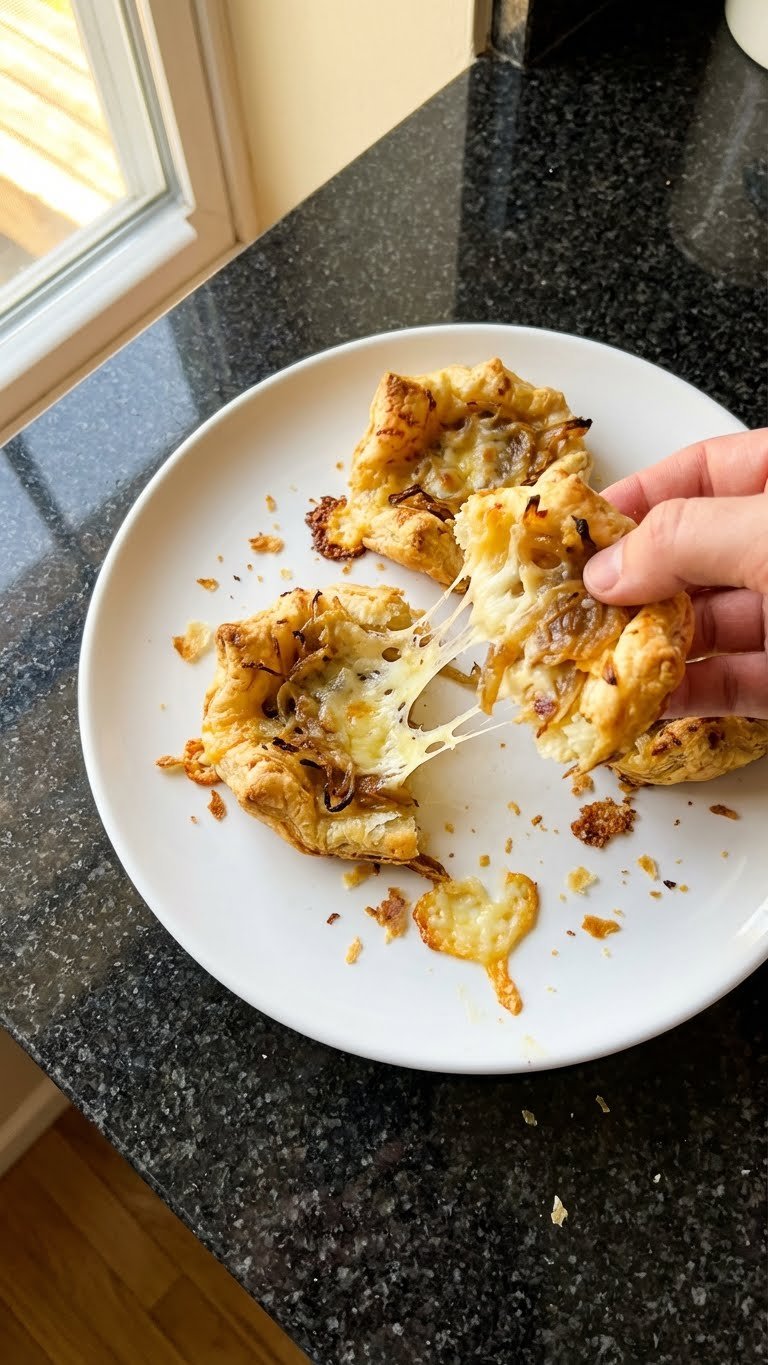 Blätterteig Zwiebel Käse Pasteten