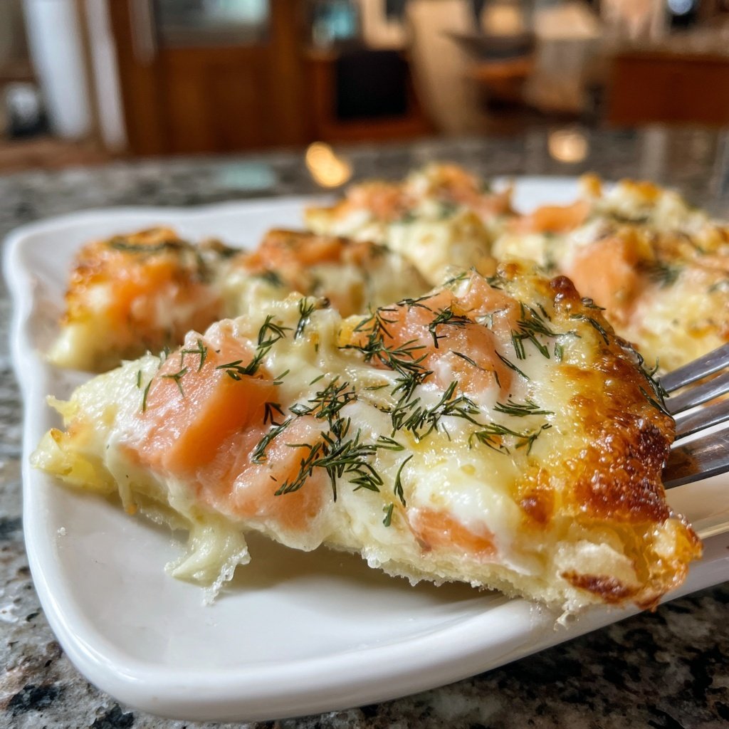 Raclette Pfännchen mit Lachs und Dill
